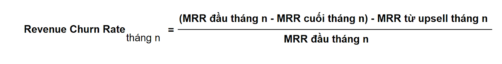 Công thức tính Churn rate